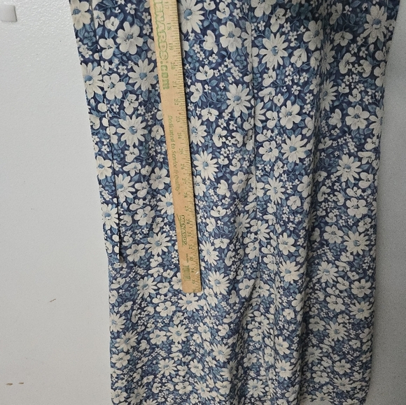 Vtg 90s JR BENTLEY Floral Midi Maxi Dress Sz 9/10 Cottagecore Prairie Homestead - Picture 12 of 12